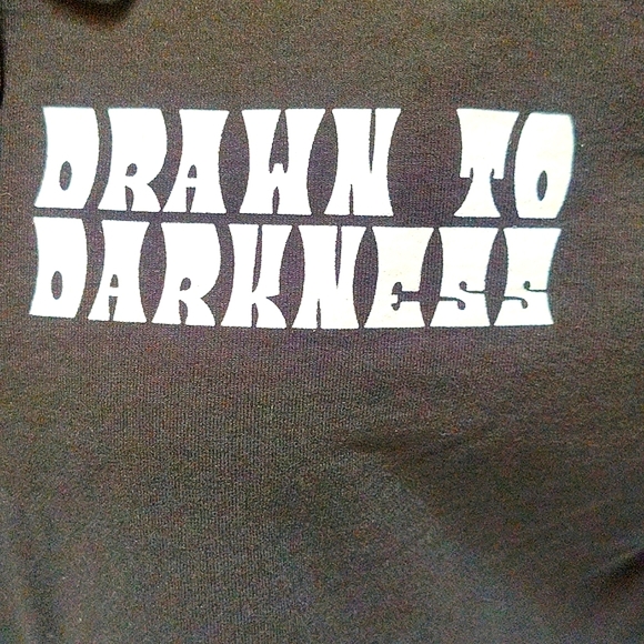 ALF DRAWN To Darkness Black Hoodie Long Sleeve Sweater Cats Jacket Sweatshirt - Picture 3 of 5